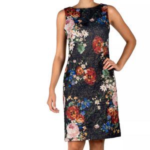 Donna Ricco Floral Print Sheath Dress
